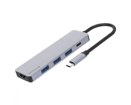 Type-C HUB Proove Iron Link 5in1 3USB+Type-C+HDMI