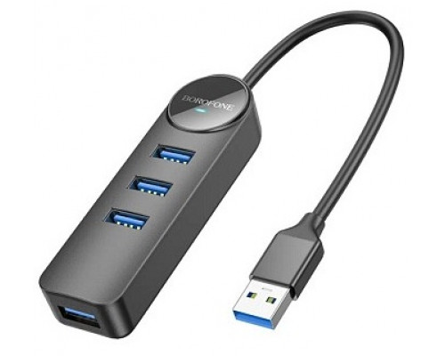 USB HUB Borofone DH5 USB-4USB 0.2m