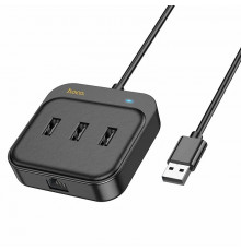 USB HUB Hoco HB35 3USB+RJ45 100mb 1.2m