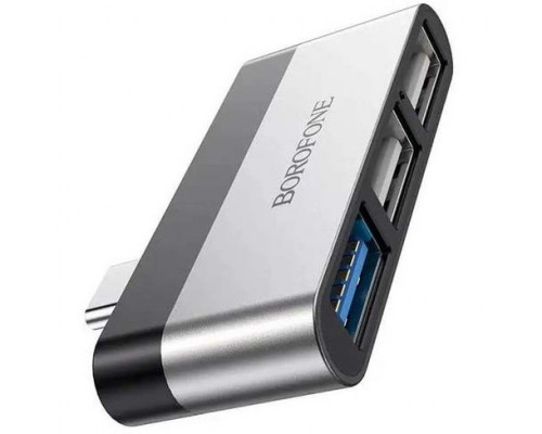 Type-C HUB Borofone DH1 Type-C to USB 3.0*3