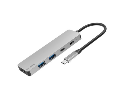 Type-C HUB Proove Iron Link 5in1 2USB+2USB-C+HDMI (HBIL00222024)