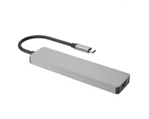 Type-C HUB Proove Iron Link 7in1 2USB+SD/TF+2USB-C+HDMI (HBIL00222004)