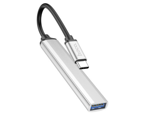 USB HUB Hoco HB26 4USB Silver