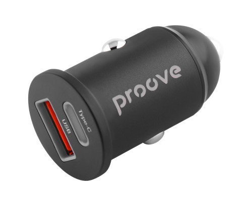 Автомобильное зарядное устройство Proove Tiny Power 30W USB + Type-C (ACTP30111201)