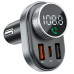 Автомобильное зарядное устройство Proove FM Launcher Sound Link 30W (PD+QC3.0) Type-C+USB Black (FMSL30110001)