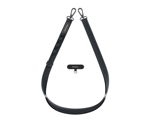 Универсальный ремешок Switcheasy with EasyStrap Card 20mm Dark Black (SPHIPH220DK23)