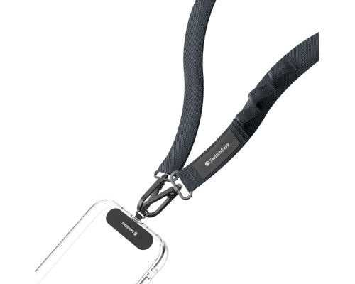 Универсальный ремешок Switcheasy with EasyStrap Card 20mm Dark Black (SPHIPH220DK23)