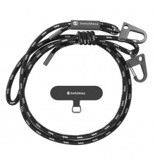 Универсальный ремешок Switcheasy with EasyStrap Card 6mm 2023 Black/White (SPHIPH154BW23)