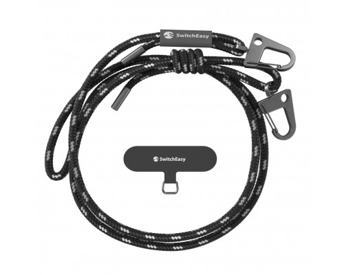 Универсальный ремешок Switcheasy with EasyStrap Card 6mm 2023 Black/White (SPHIPH154BW23)