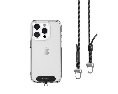 Универсальный ремешок Switcheasy with EasyStrap Card 6mm 2023 Black/White (SPHIPH154BW23)