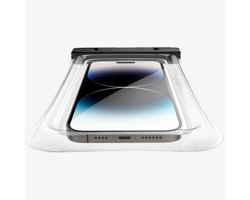 Водонепроницаемый чехол Spigen A610 Universal Waterproof Float 8.2" Crystal Clear (AMP04530)