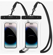 Водонепроницаемый чехол Spigen A610 Universal Waterproof (2 pack) Crystal Clear (AMP04528)