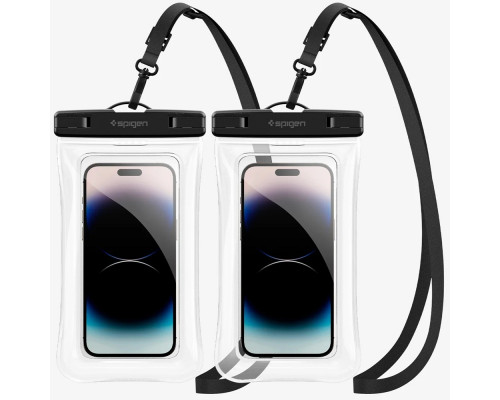 Водонепроницаемый чехол Spigen A610 Universal Waterproof (2 pack) Crystal Clear (AMP04528)