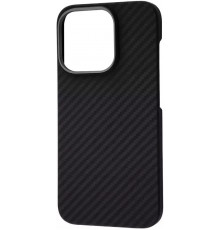 Чехол Carbon Kevlar MagSafe для iPhone 14 Pro Max Black
