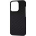 Чехол Carbon Kevlar MagSafe для iPhone 15 Pro Black