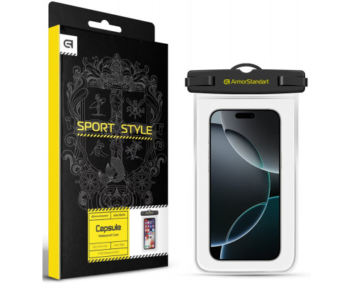 Водонепроницаемый чехол ArmorStandart Capsule Waterproof Black (ARM59233)