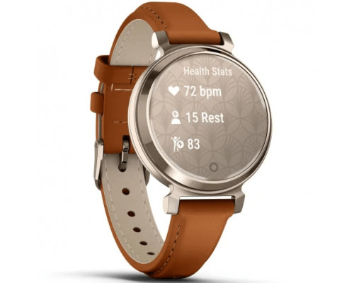 Смарт-часы Garmin Lily 2 Classic Cream Gold with Tan Leather Band (010-02839-02/60)