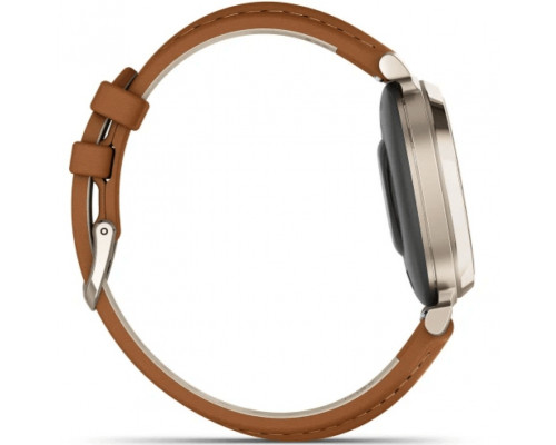 Смарт-часы Garmin Lily 2 Classic Cream Gold with Tan Leather Band (010-02839-02/60)