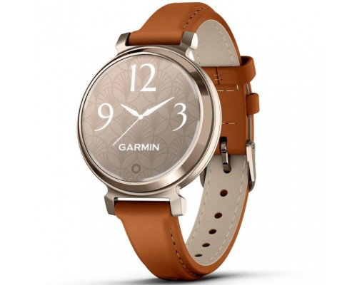 Смарт-часы Garmin Lily 2 Classic Cream Gold with Tan Leather Band (010-02839-02/60)