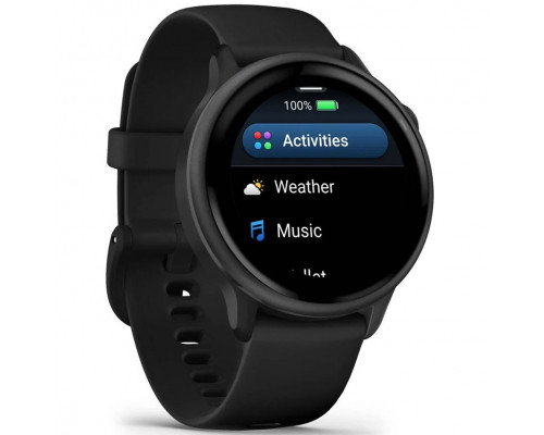 Смарт-часы Garmin Vivoactive 6 Slate with Black Band (010-02985-00/40)