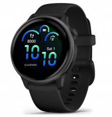 Смарт-часы Garmin Vivoactive 6 Slate with Black Band (010-02985-00/40)