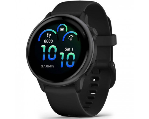 Смарт-часы Garmin Vivoactive 6 Slate with Black Band (010-02985-00/40)
