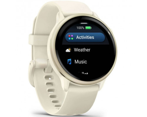 Смарт-часы Garmin Vivoactive 6 Lunar Gold with Bone Band (010-02985-01/41)