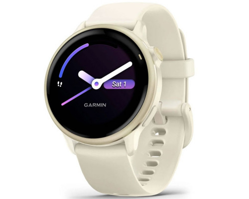Смарт-часы Garmin Vivoactive 6 Lunar Gold with Bone Band (010-02985-01/41)