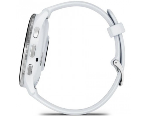 Смарт-часы Garmin Venu 3 Silver Stainless Steel Bezel with Whitestone Case and Silicone Band (010-02784-00/50)