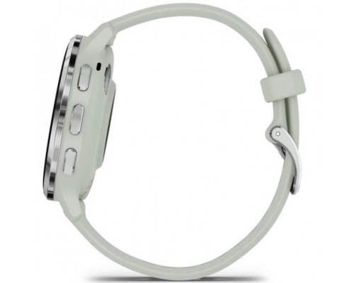 Смарт-часы Garmin Venu 3S Silver Stainless Steel Bezel with Sage Gray Case and Silicone Band (010-02785-01/51)