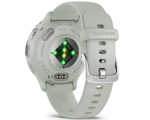 Смарт-часы Garmin Venu 3S Silver Stainless Steel Bezel with Sage Gray Case and Silicone Band (010-02785-01/51)