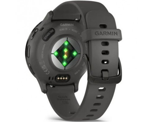 Смарт-часы Garmin Venu 3S Slate Stainless Steel Bezel with Pebble Gray Case and Silicone Band (010-02785-00/50)