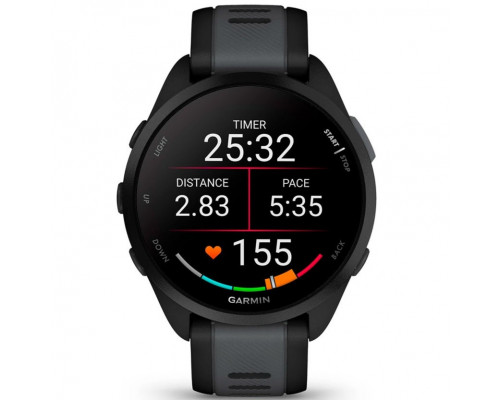 Смарт-часы Garmin Forerunner 165 Black with Slate Gray Band (010-02863-20/A0/AC)