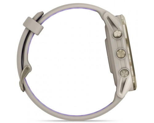 Смарт-часы Garmin Forerunner 970 Soft Gold Titanium Bezel with French Gray Case and Tidal Indigo Band (010-02969-02/12/62)