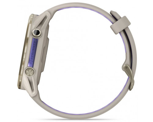Смарт-часы Garmin Forerunner 970 Soft Gold Titanium Bezel with French Gray Case and Tidal Indigo Band (010-02969-02/12/62)