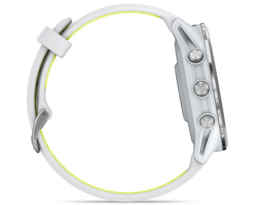 Смарт-часы Garmin Forerunner 970 Titanium Bezel with Whitestone Case and Whitestone/Tidal Amp Yellow Band (010-02969-01/11)