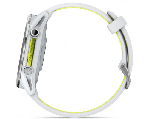 Смарт-часы Garmin Forerunner 970 Titanium Bezel with Whitestone Case and Whitestone/Tidal Amp Yellow Band (010-02969-01/11)