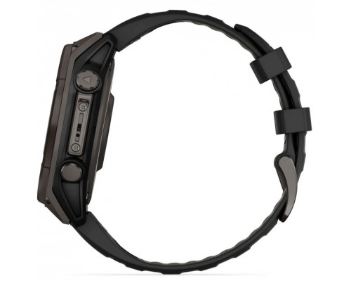 Смарт-часы Garmin Fenix 8 47mm Sapphire Solar Carbon Gray DLC Titanium/Black Silicone Band (010-02906-10/11/70)