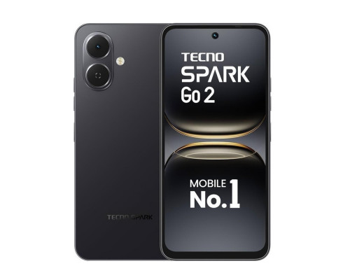 Смартфон Tecno Spark Go 2 (KM4) 3/64GB Ink Black (4894947089534)