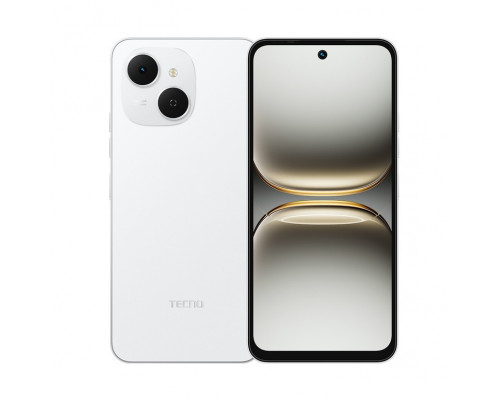 Смартфон Tecno Spark 40C (KM4k) 4/128GB Veil White (4894947093036)