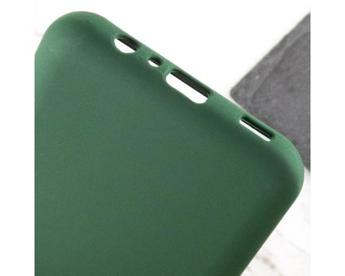 Чехол Silicone Cover Lakshmi Full Camera для Samsung Galaxy A07 Dark Green (AA)