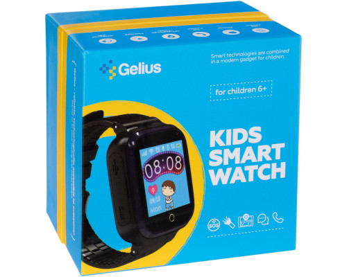 Детские смарт-часы Gelius GP-PK007 (GPS/4G) Ocean Black