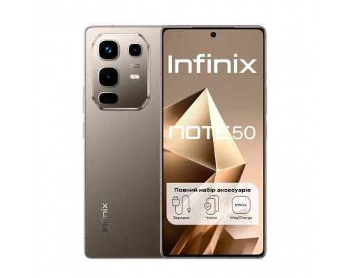 Смартфон Infinix Note 50 X6858 8/256GB Titanium Grey