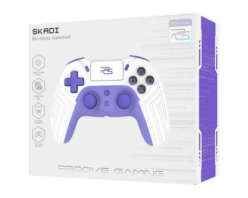 Беспроводной геймпад Proove Gaming Skadi White/Purple (PS4/PC) (WGSK00022016)