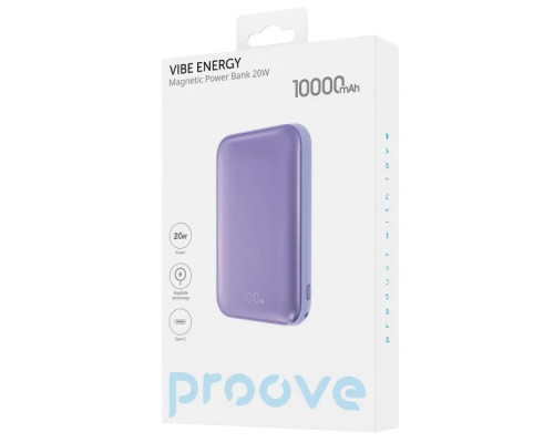 Мобильный Power Bank Proove Vibe Energy 10000mAh Lilac (PBVE20020009)