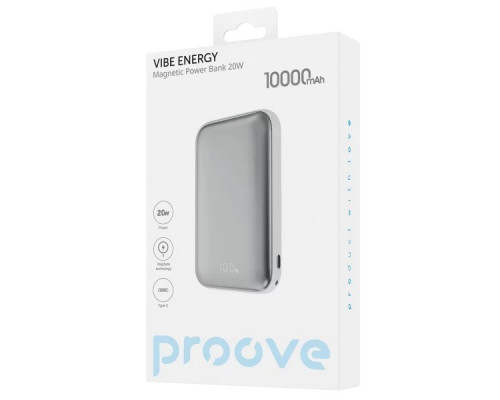 Мобильный Power Bank Proove Vibe Energy 10000mAh White