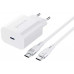 Сетевое зарядное устройство Proove Rapid 30W USB-C + Кабель Type-C to Type-C White (WCRP30012202)