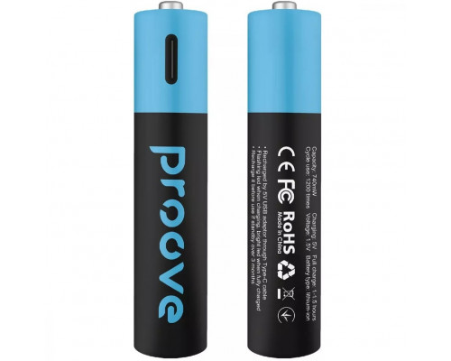 Аккумуляторные батарейки Proove Compact Energy AAA 2 pcs Black (RBCE75010008)