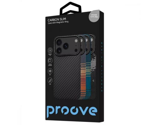 Чехол Proove Carbon Slim with MagSafe для iPhone 13 Pro Max Black (PCCSIP13PM02)
