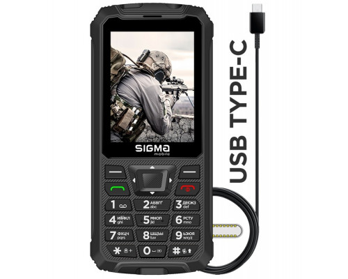 Смартфон Мобильный телефон Sigma mobile X-treme PR68 Black (4827798122419)